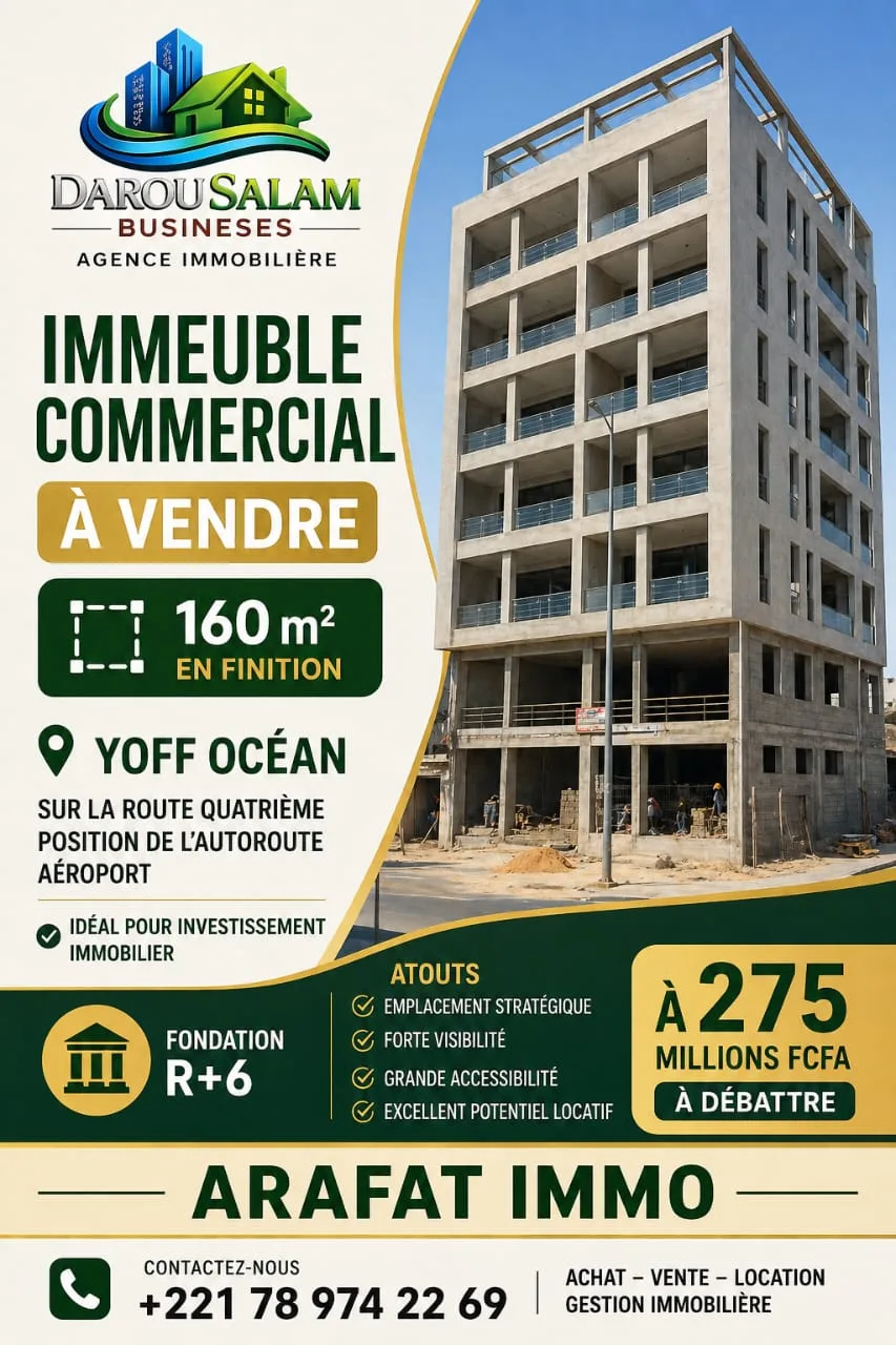 Immeuble commercial à vendre
