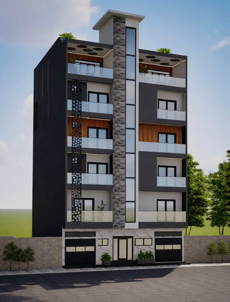 Belle moderne avec ascenseur